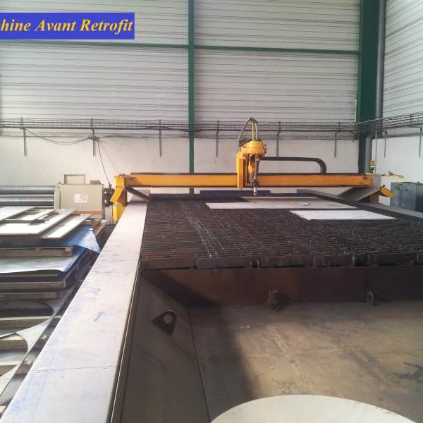 Retrofit Plasma - Machine avant le retrofit - Tête 5 axes