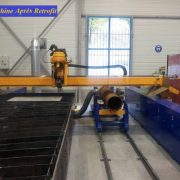 Retrofit Plasma - Machine après le retrofit - Tête 5 axes - Avec option tube de 500 mm