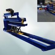 Banc de soudage longitutinal de 3000 mm avec table élévatrice motorisée