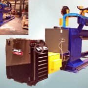 Banc de soudage longitutinal de 3000 mm avec table élévatrice motorisée