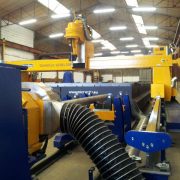 Table Plasma CombiCut - De 3000 x 16000 - Avec Tête 5 Axes et Zone de tube de Diam 500 mm